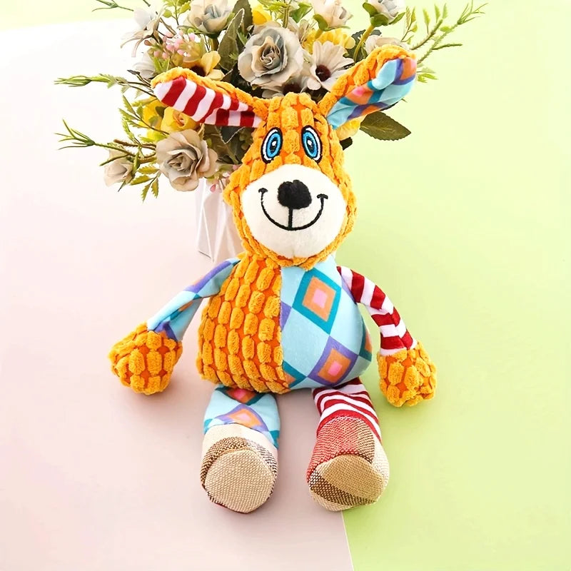 Pet Cute Fox Elephant Bite Resistant Plush Toy