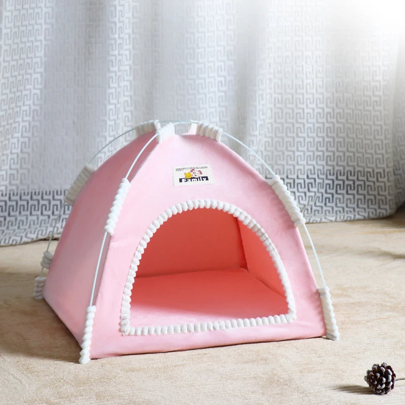 Foldable Cat House Pet Tent Four Seasons