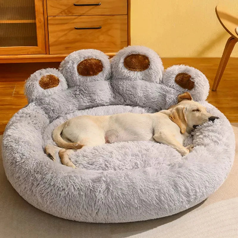 Large Fluffy Dog Bed Cat Pet Sofa