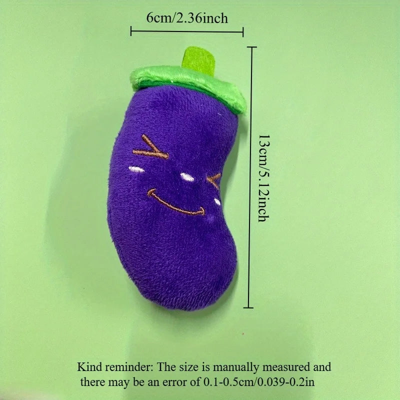 2pcs Pets Chew Toy Squeaking Plush Toys