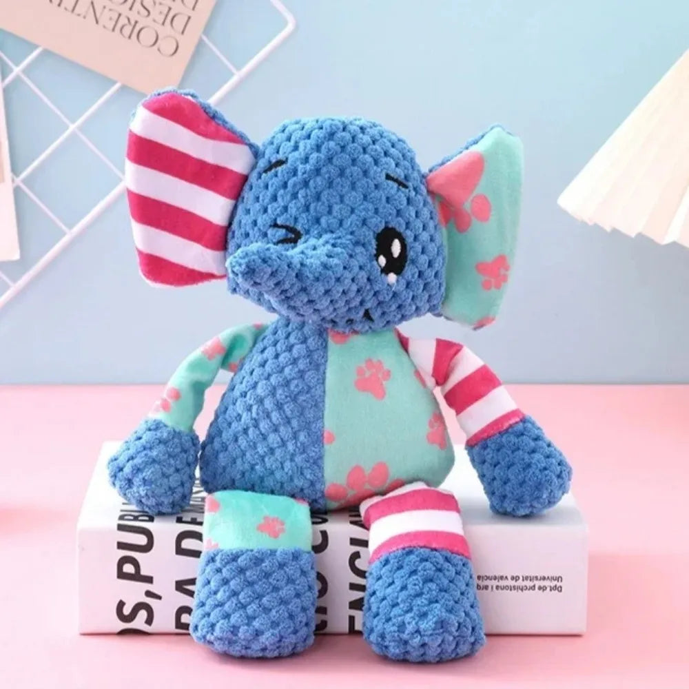 Pet Cute Fox Elephant Bite Resistant Plush Toy