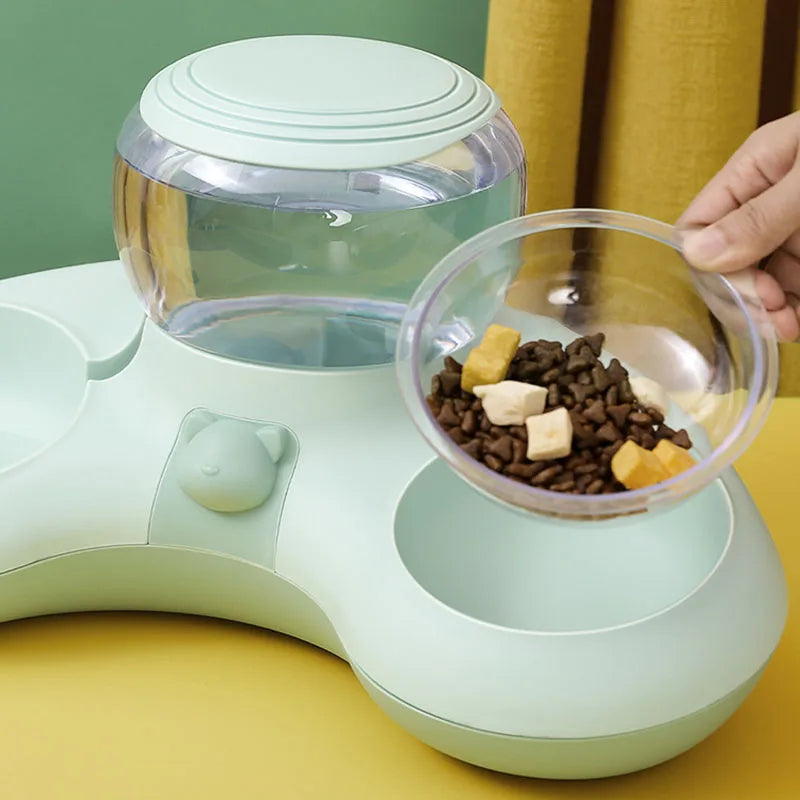 HOOPET New Style Cat Automatic Drinking Feeding Bowl