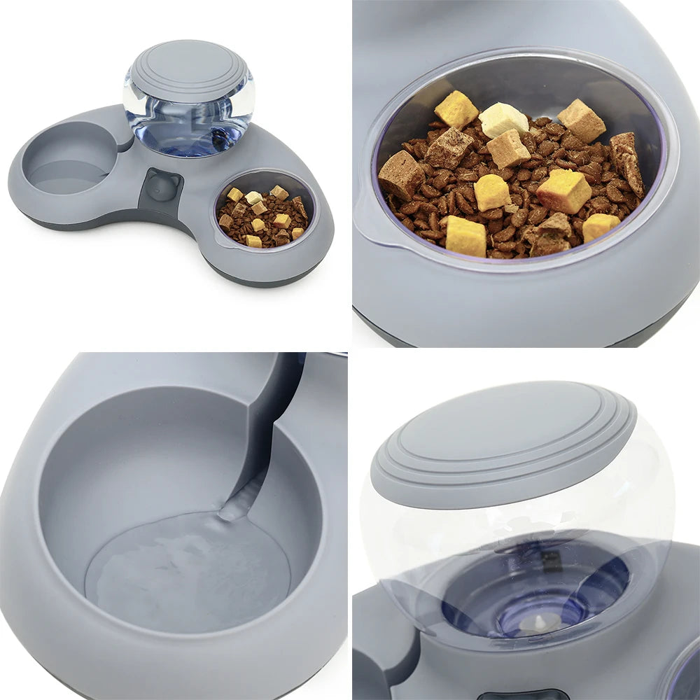 HOOPET New Style Cat Automatic Drinking Feeding Bowl
