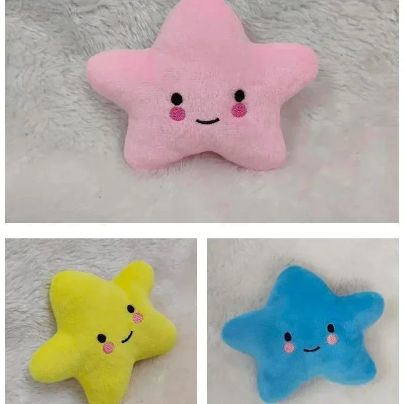 Pets Toys Plush Sounding Pentagram Toys