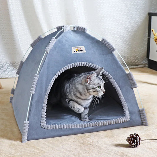 Foldable Cat House Pet Tent Four Seasons