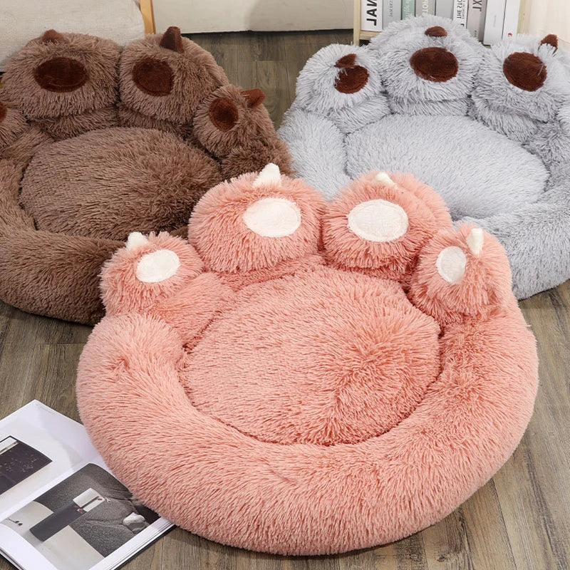 Large Fluffy Dog Bed Cat Pet Sofa