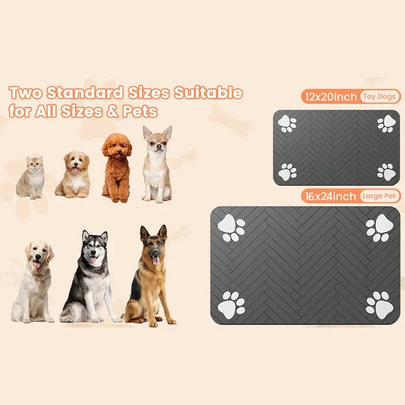 Pet Placemat Dog Food bowl Mat