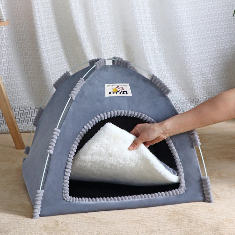 Foldable Cat House Pet Tent Four Seasons