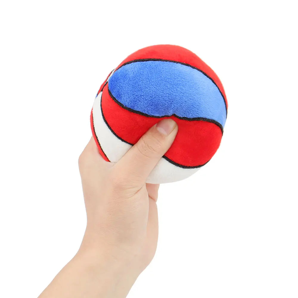Ball Shape Plush Sound Dog Toy Puppy Chew
