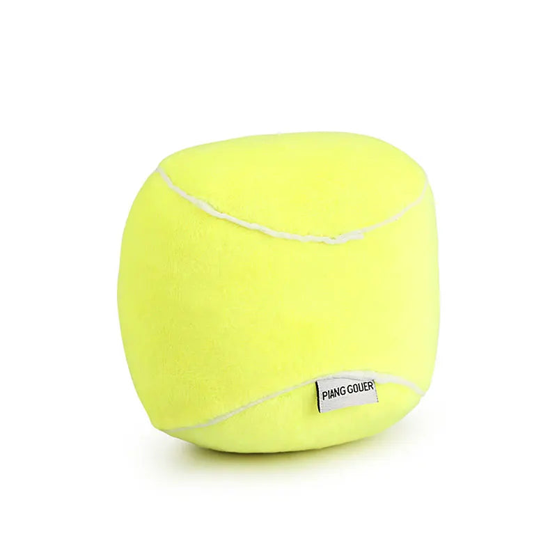 Ball Shape Plush Sound Dog Toy Puppy Chew