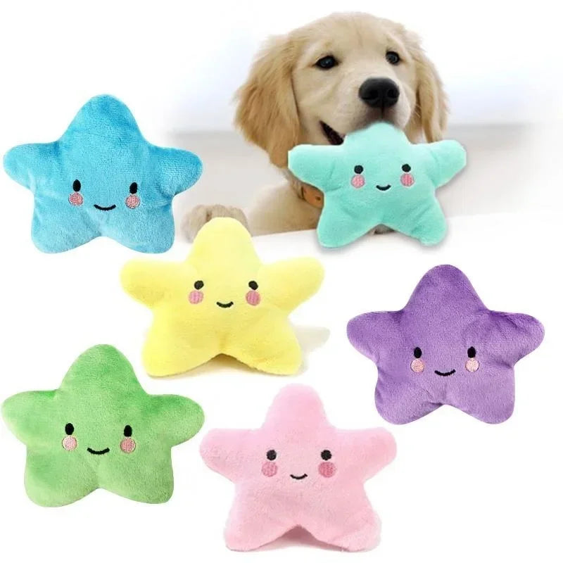Pets Toys Plush Sounding Pentagram Toys