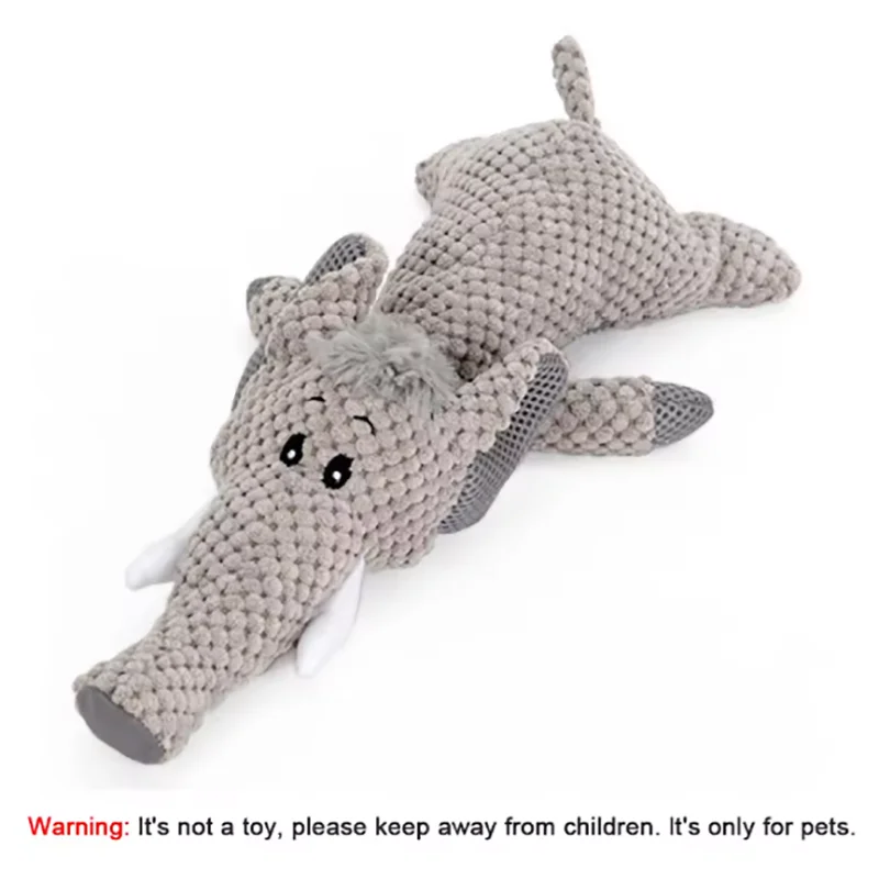 1/3 Pcs Large Dog Toy Bite-Resistant Sound Plush Toy