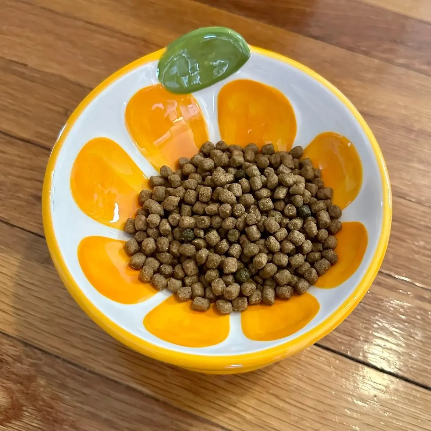 2/1pcs Ceramic Raised Cat Bowl