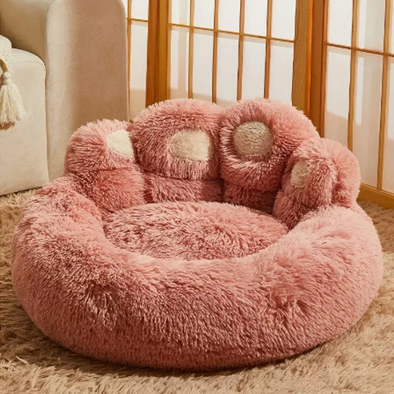 Large Fluffy Dog Bed Cat Pet Sofa