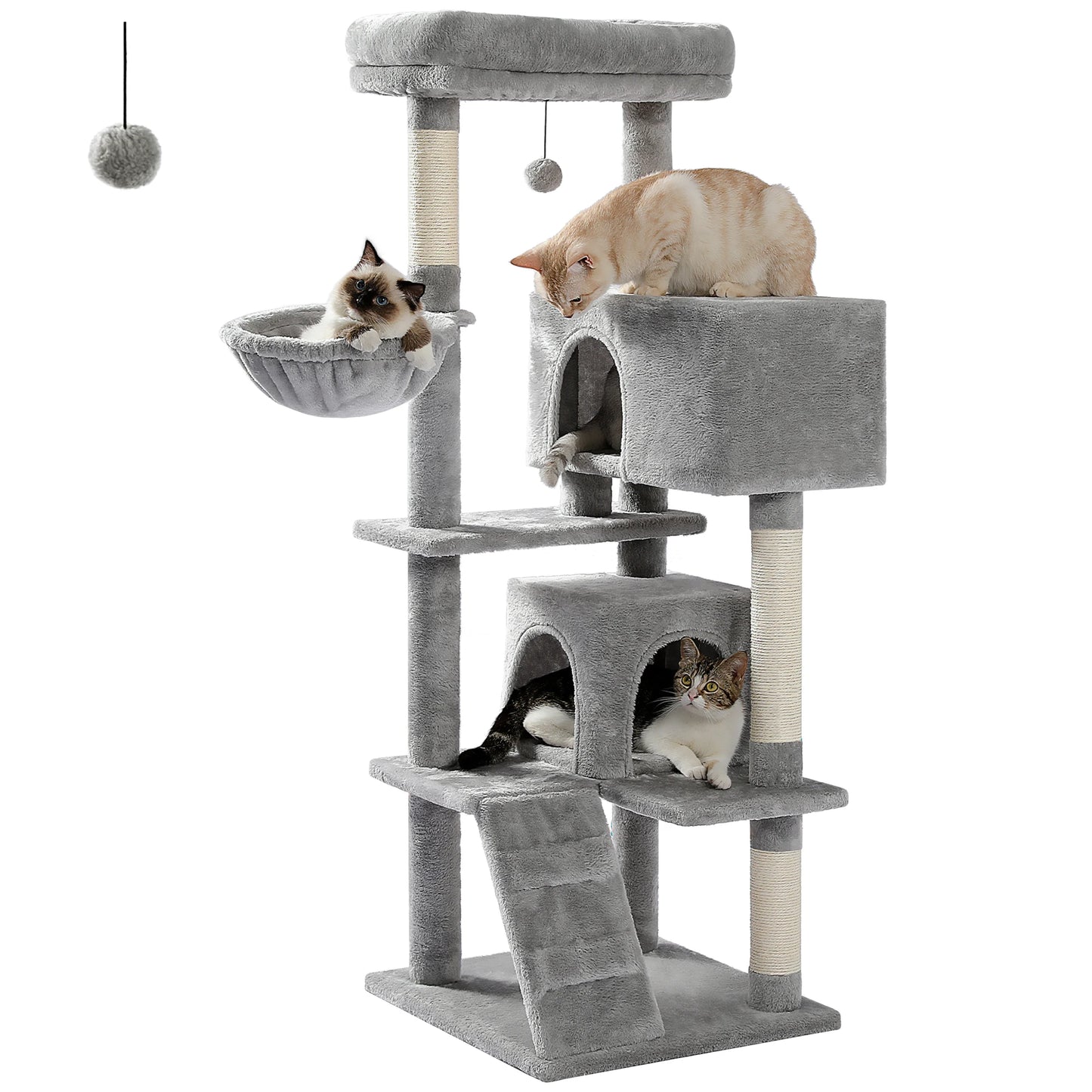 56.3" Cat Tree for Large Cats Adult