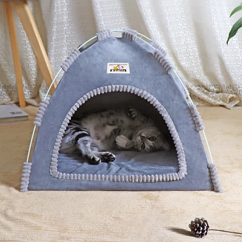Foldable Cat House Pet Tent Four Seasons