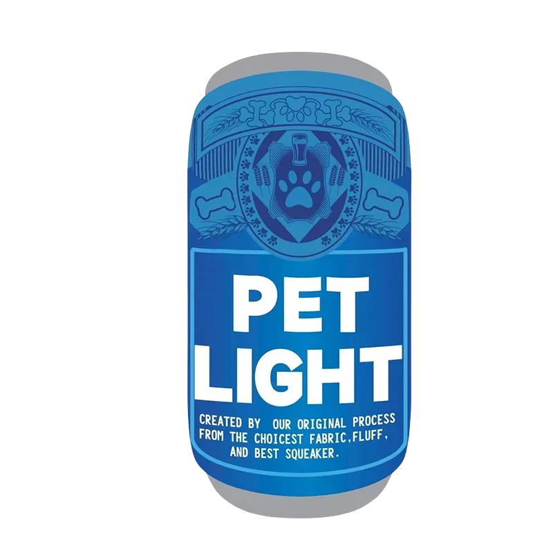 Plush Dog Winebottle Chew Sound Soft Beer Bottle Toy