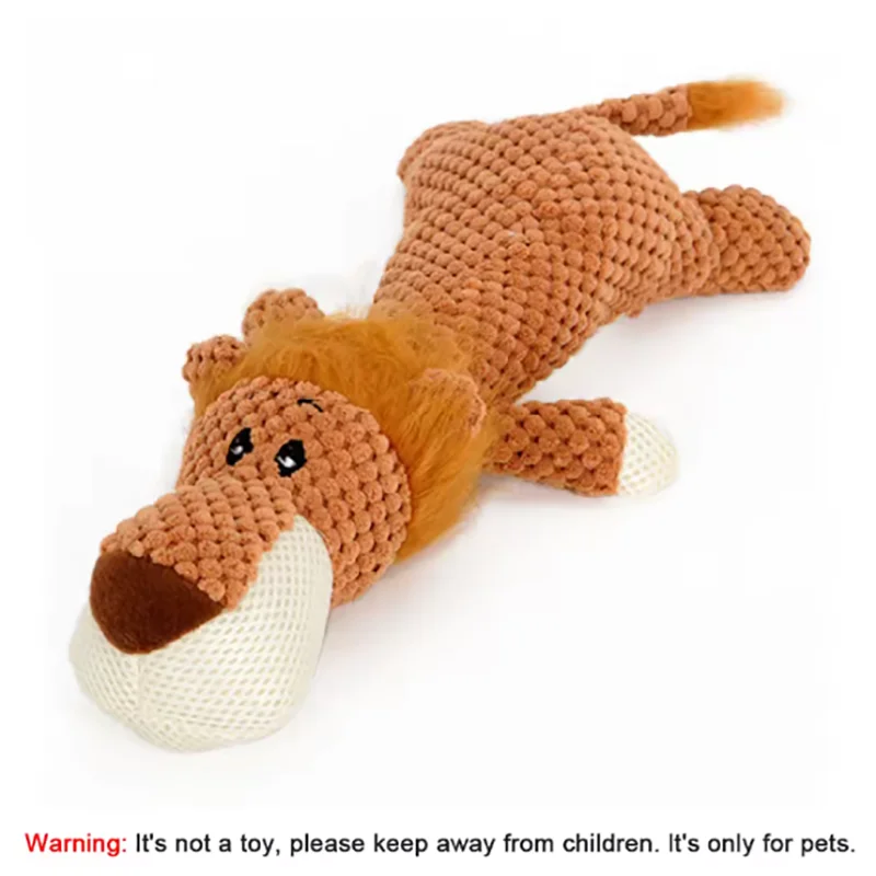 1/3 Pcs Large Dog Toy Bite-Resistant Sound Plush Toy