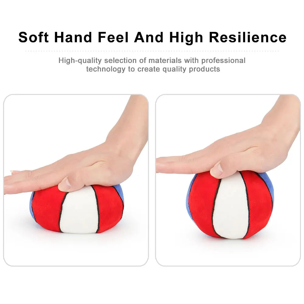 Ball Shape Plush Sound Dog Toy Puppy Chew