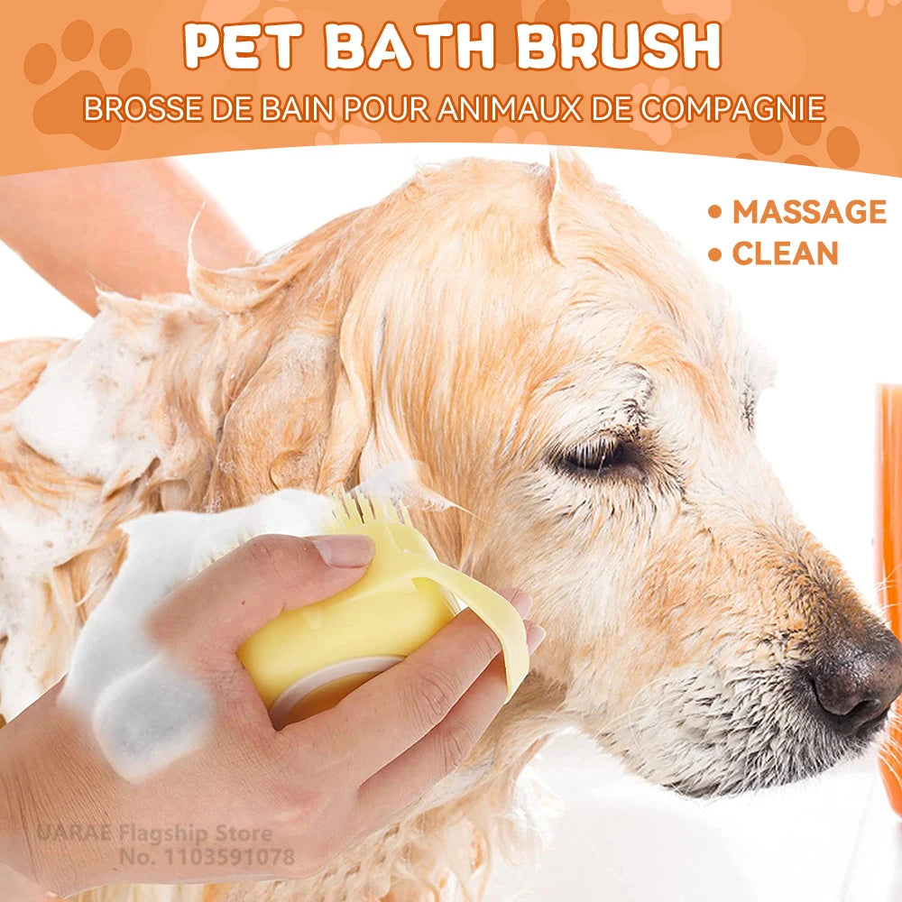 Brush PetDog Bathing Massage