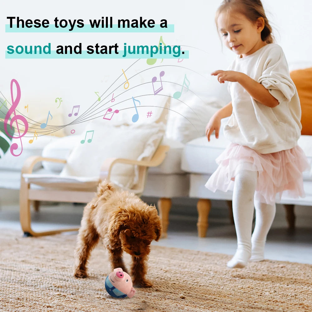 Plush Automatic Bouncing Toys