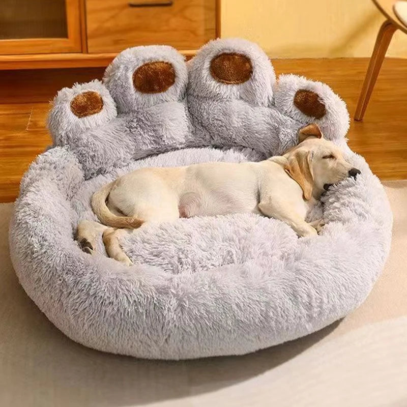 Large Fluffy Dog Bed Cat Pet Sofa