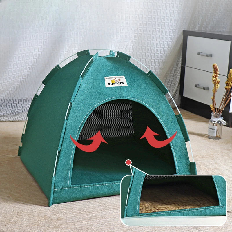 Foldable Cat House Pet Tent Four Seasons