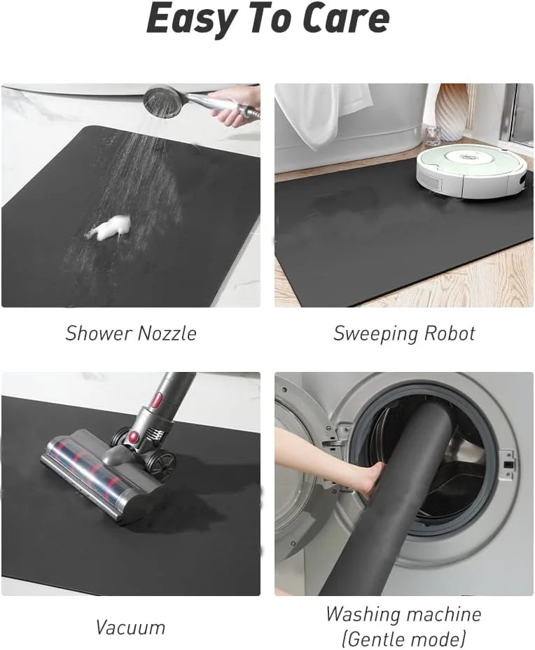 VIKAMA Cartoon Cute Pet Floor Mat Cat And Dog