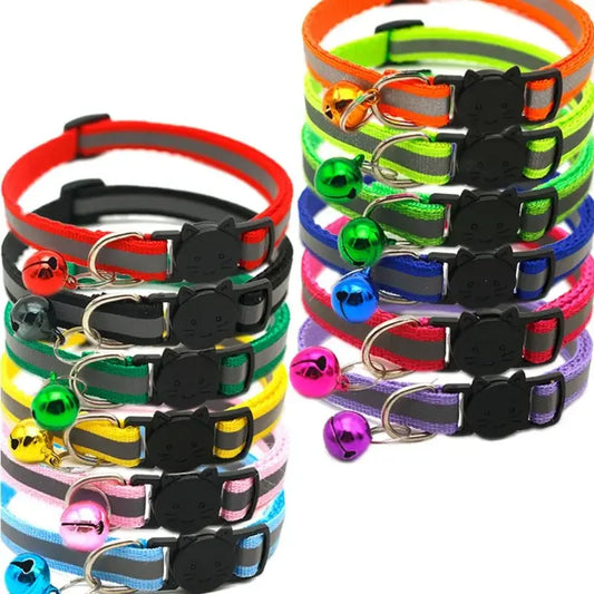 12 Pcs Adjustable Pet Dog Cat Collar