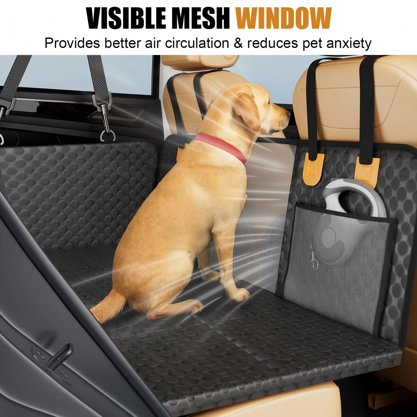 Dog Car Seat Cover for Back Seat